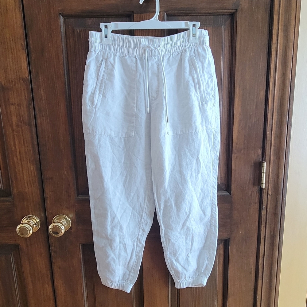 Athleta Light White Jogger Pants W 29 R 11 L 23